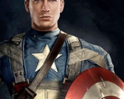 На фото Капитан Америка