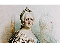 На фото Екатерина II