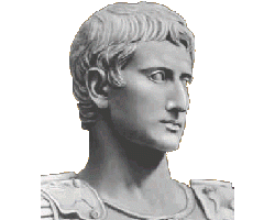 На фото Гай Юлий Цезарь Октавиан Август