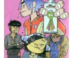 На фото Gorillaz