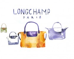 На фото Longchamp